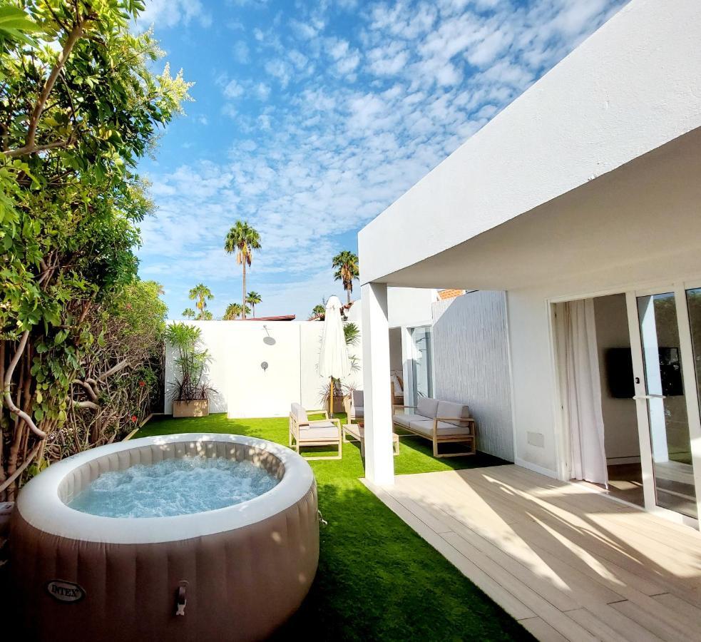 Bungalow De Diseno Hidromasajes Terraza Y Piscina. San Bartolomé Buitenkant foto